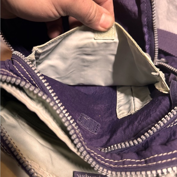 Kipling Purple Crossbody Bag with Bear Keychain - Picture 9 of 13